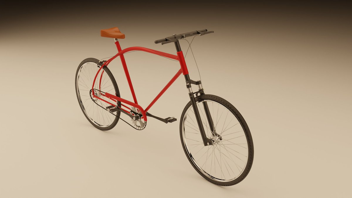 RushabhDoshi90's tweet photo. Bicycle #blender3D https://t.co/4oOlvOkUph