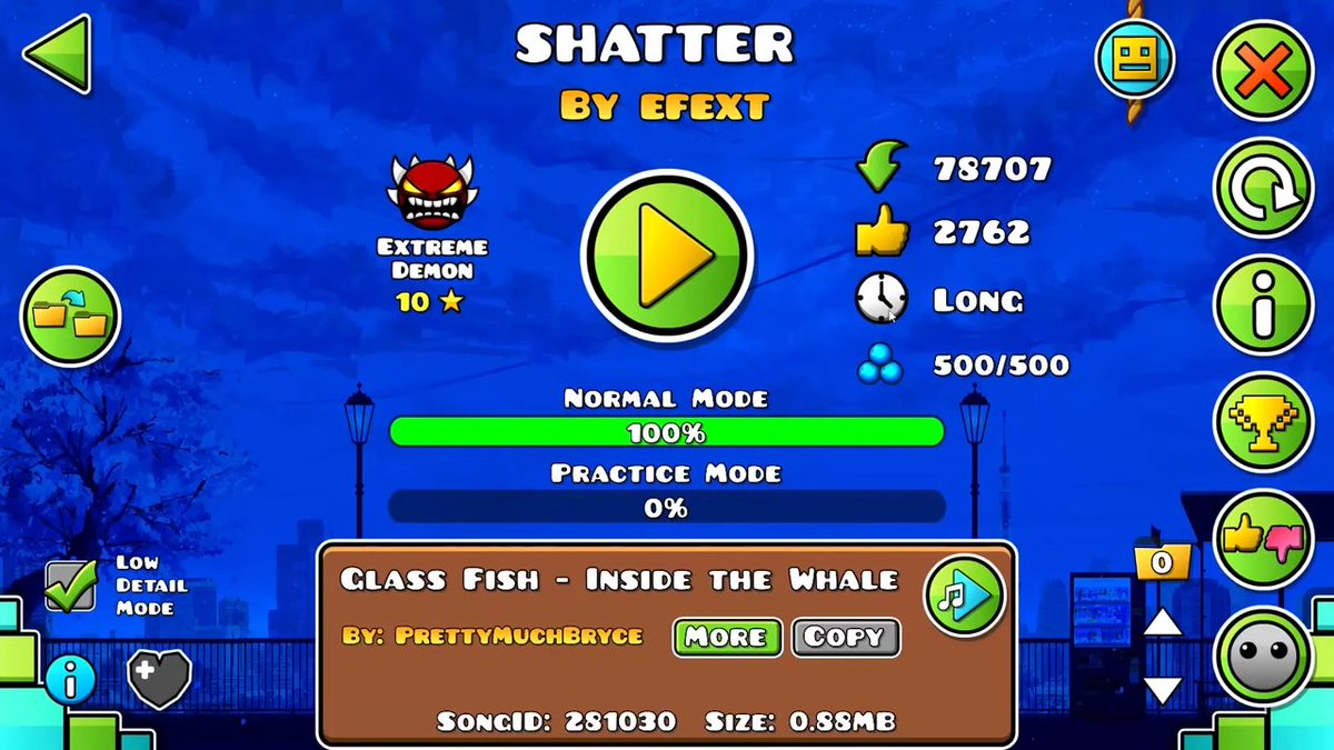 Top player <a href="/WolvezW/">Wolvez</a> completes SHATTER as his 300th extreme demon.