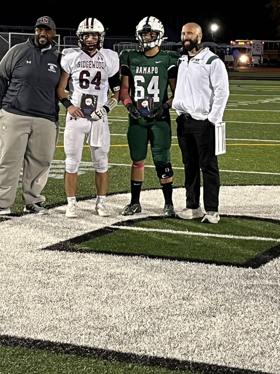 Congratulations to Rocco Otazu-Ramapo HS Senior and Michael Dunican-Ridgewood on being named SFC Steve DeGregorio Man of the Year