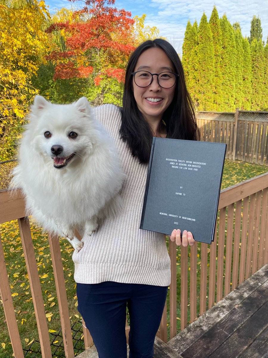 DianaDeCarvalh5's tweet photo. So proud of my #mungrad Daphne To!! She did amazing work during her MSc - now off to start her PhD at UofT. Thanks for standing in for me Jasper 😃 @MUNMed https://t.co/htdfpCcTB1
