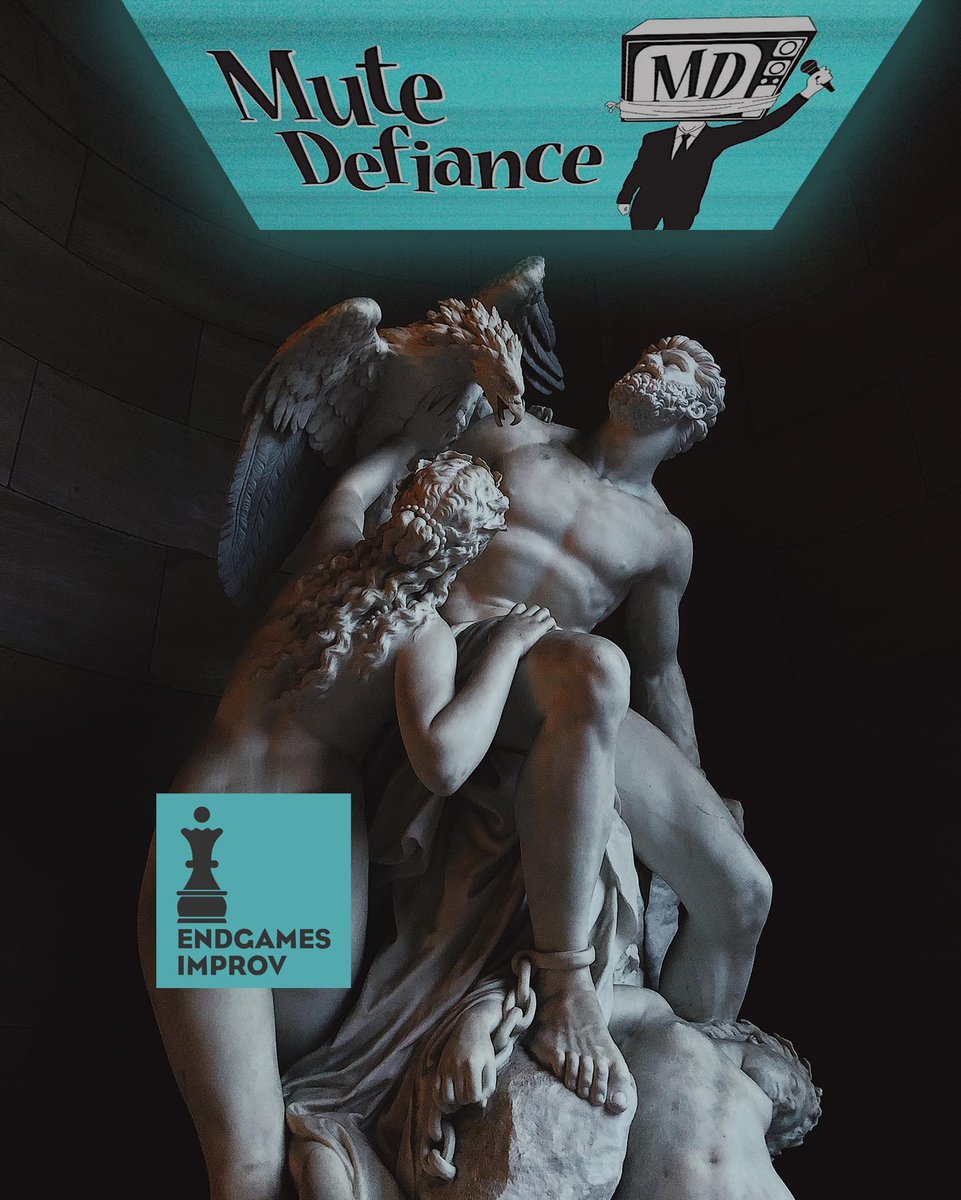 ENDGAMESIMPROV's tweet photo. "Even though this bird is eating my liver, at least I get to watch Mute Defiance on Thursday nights" --Prometheus, probably https://t.co/5n4dhGSZ0W https://t.co/A2FdZBDkXu