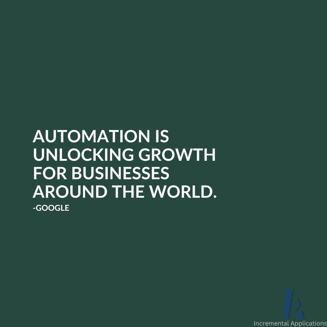 IncrementalA's tweet photo. Over 80% of Google advertisers are now using automated bidding to free up time and improve ad performance. -Google

#incrementalapplications #GoogleAds #Ads #digitalmarketing #marketing #sales #digital https://t.co/35Y22Bnh5u