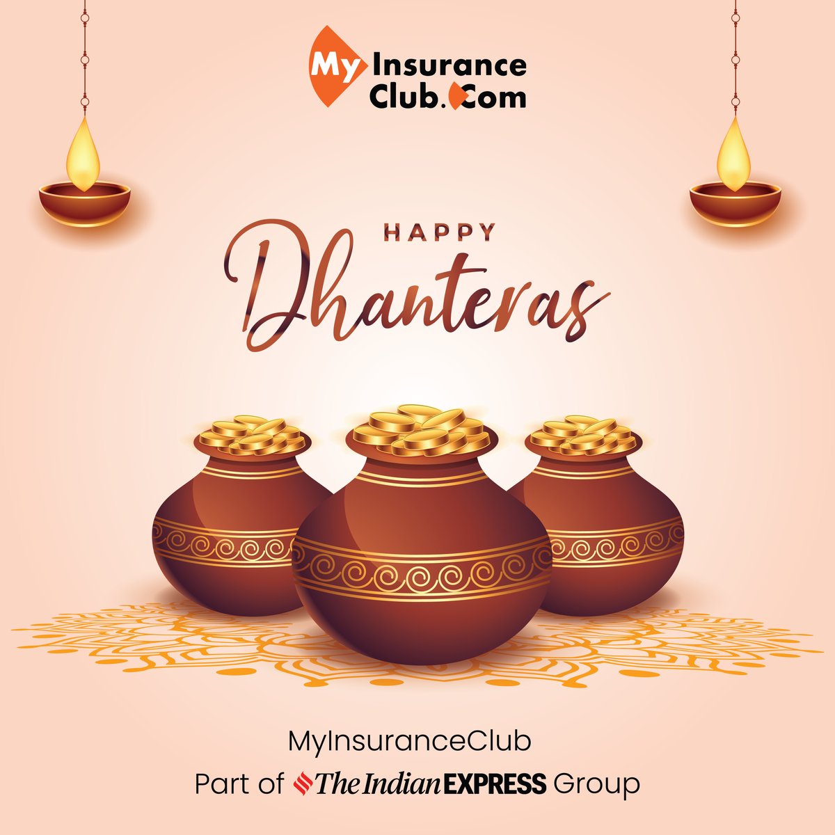 MyInsuranceClub's tweet photo. MyInsuranceClub wishes you good health, wealth and prosperity on this occasion of Dhanteras! May this year be filled with great opportunities and bring luck for you and your family!
.
#MyInsuranceClub #dhanteras #happydhanteras #dhanteraswishes #IndianFestival #Lakshmi #Wealth https://t.co/kpG4HmkvzF