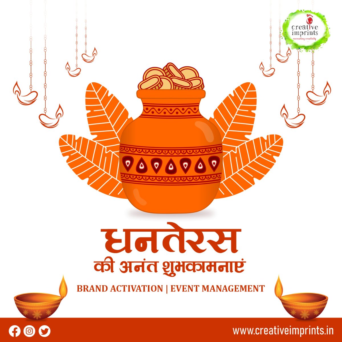 CreativeImprnts's tweet photo. Happy Dhanteras !
From Team Creative Imprints
.
Follow @CreativeImprnts
#creativeimprintsllp
#creativeimprints
.
@hansasinha @ParimalMadhup
#Dhanteras #dhanteras2022 #festival #festive #FestiveSeason #festivevibes #festivaloflights https://t.co/zb657H9IHf