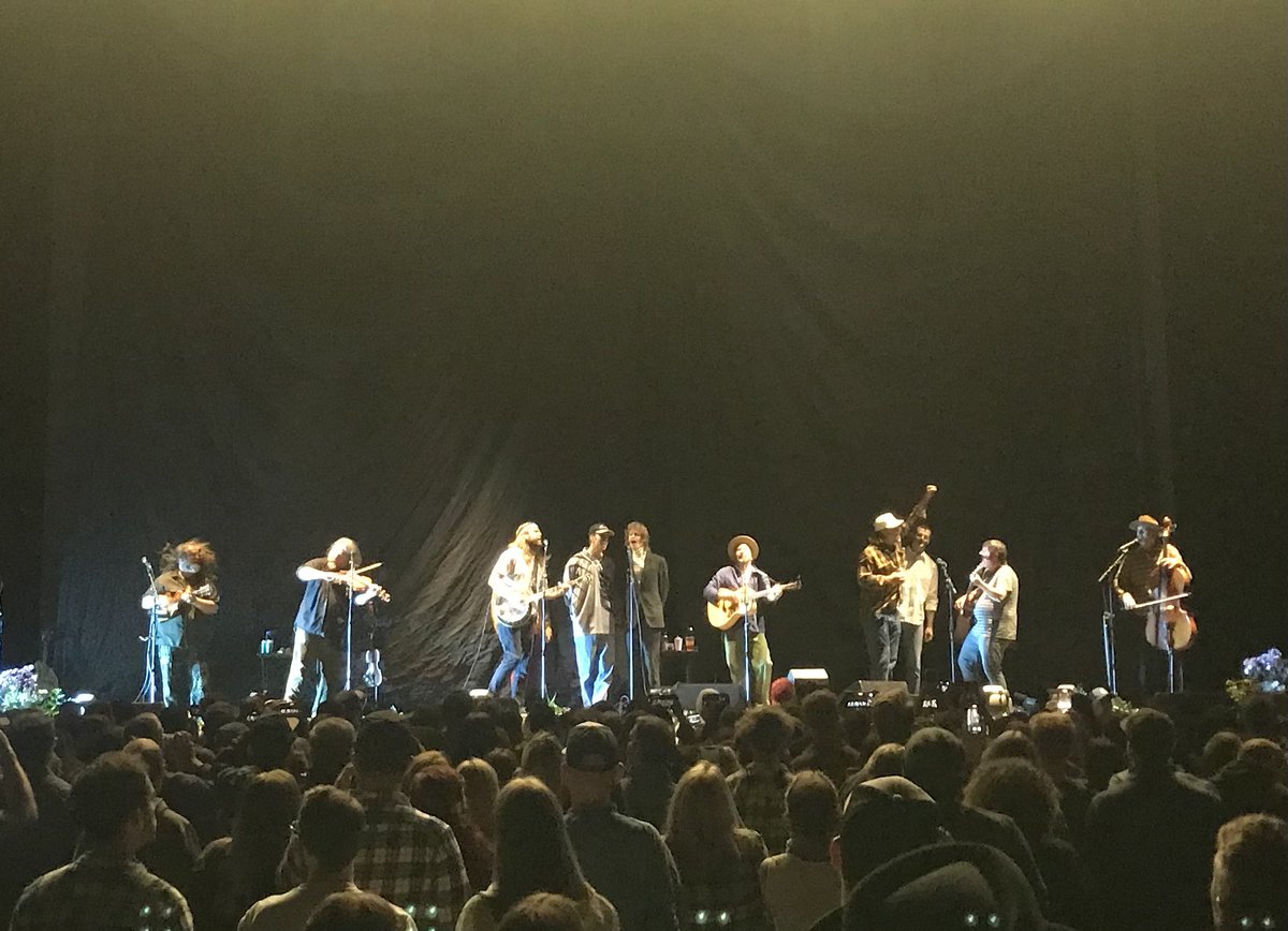Aportzline's tweet photo. A fabulous show tonight with Caamp and openers Trampled by Turtles and Parker Louis in Nationwide Arena.
Caamp’s first arena show, and their hometown crowd showed up big-time. Don’t think they’ll ever forget tonight. #comewithmenow #byandby #ohio https://t.co/SkEGjjuAGo