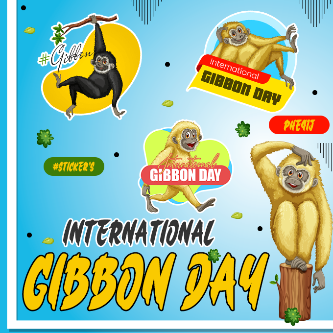 Sticker_Maker_'s tweet image. Ancient Chinese poets loved the gibbon songs, believing the songs brought up nostalgia and complex feelings. The gibbons used to inhabit a wider area in central China. #sickers #stickerscommunity #stickerconnection 
stickercommunity.com/pack/PHE41J