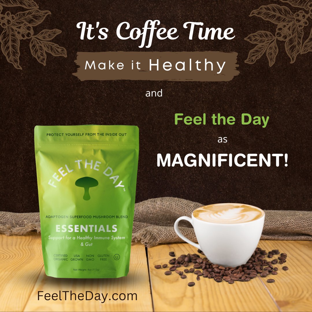 Adaptogenin's tweet photo. Make your coffee HEALTHY!
and Feel The Day™ as MAGNIFICENT!

#mushroomcoffee
#immunesupport https://t.co/WG3Oy8HQyb