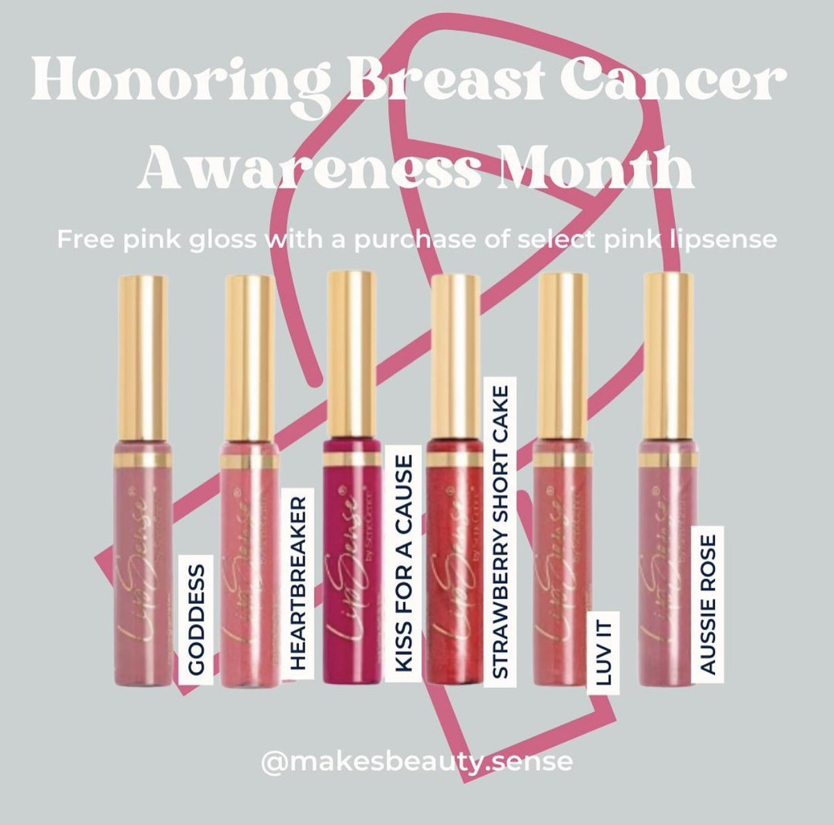 makebeautysense's tweet photo. #breastcancerawarenessmonth 💝

FREE pink gloss when you purchase one of the select lipsense on our website! Shop online now💄

#free #lipsense #gloss #senegence #senegencedistributor #breastcancer #breastcancerawareness #pink #pinkribbon https://t.co/BZ3MRJFvDx