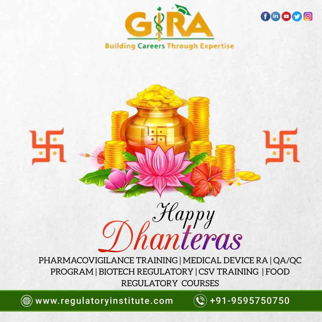 Happy Dhanteras to you and your family!
May Goddess Lakshmi always stay in your heart and help you to lead a happy and peaceful life.
.
.
#Dhanteras #happydhanteras
#dhanteras2022 #festival #HappyDiwali #GIRA