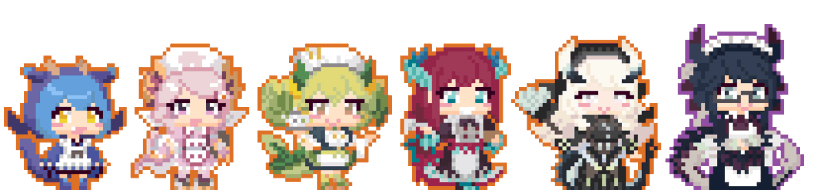 ゴールドシップ(ウマ娘) 「来週からテレワークになって、時間ができそうなのでドット絵のリクエスト募集してみま」|まおつーのイラスト