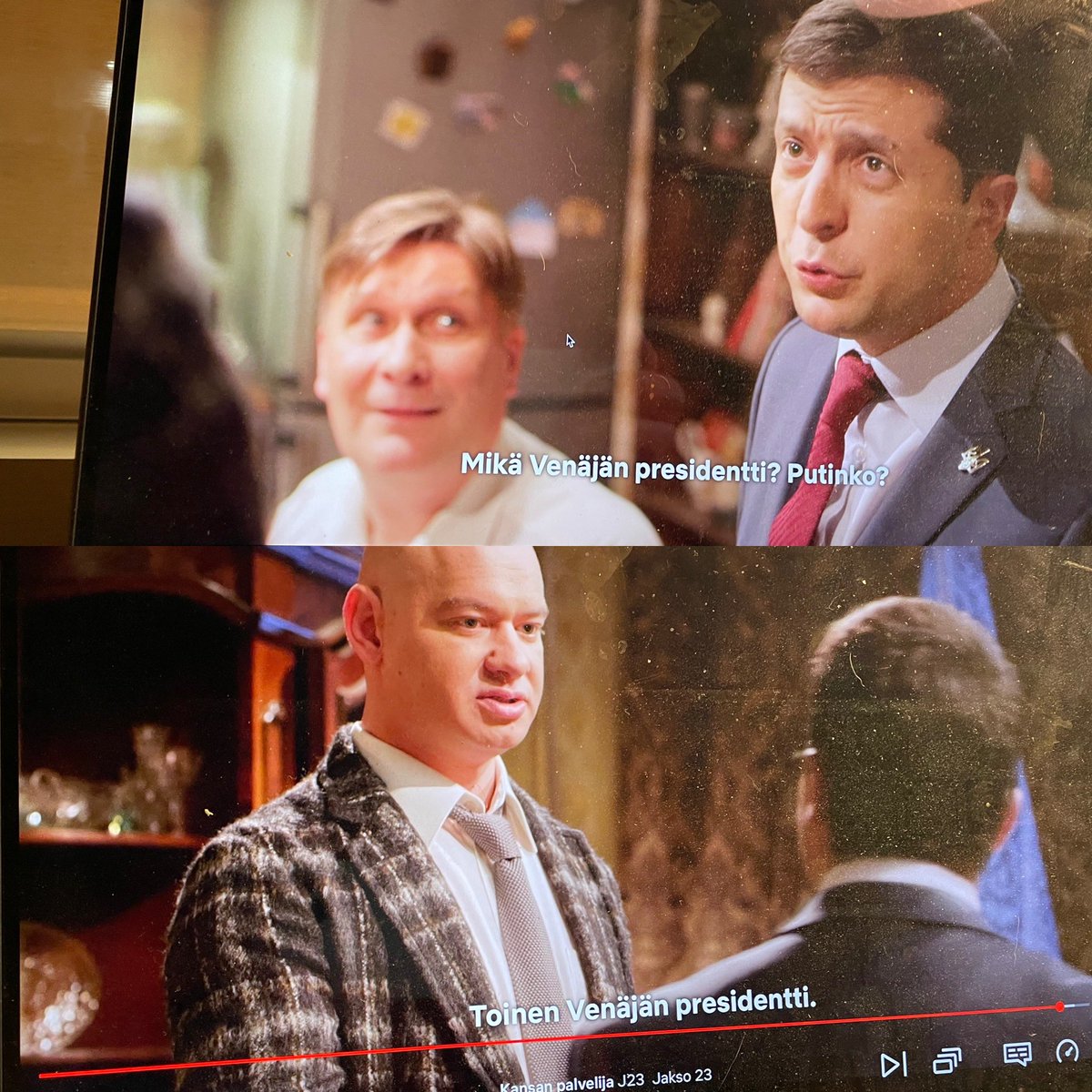 Se toinen Venäjän presidentti? Miksi Kansan palvelijaa ei tehty lisäkausia - vai jatkuuko se todellisessa elämässä Ukrainassa?  Se kertoisi sen jatkon mitä pääsemme tekemään Putin jälkeen. Mitä tapahtuu Venäjällä Putinin jälkeen?