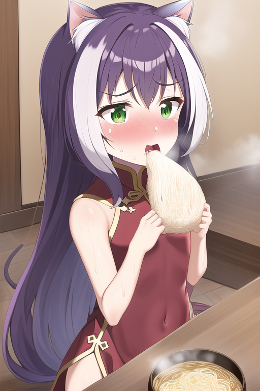 [閒聊] 讓AI畫吃拉麵是不是很困難