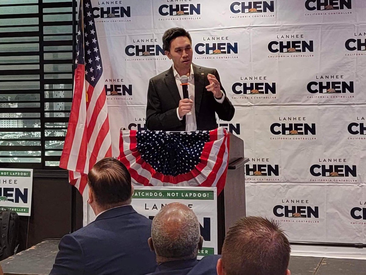 LASDBrink's tweet photo. I had the honor of speaking and attending a fundraiser for Dr. Lanhee Chen for CA State Controller.
Together, we can take back our state from these corrupt politicians! Get out and Vote!🗳
#CAPromise
#Brink4Assembly
#LanheeChen
#AD49
#SGV
#GOTV https://t.co/qOr0chy9XN
