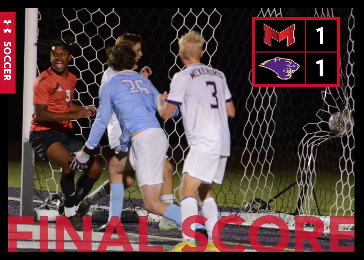 A late goal sent @MaryvilleSoccer to a 1-1 tie with McKendree and their FIRST #GLVCmsoc Regular Season Championship! Recap: bit.ly/3z6uCqX