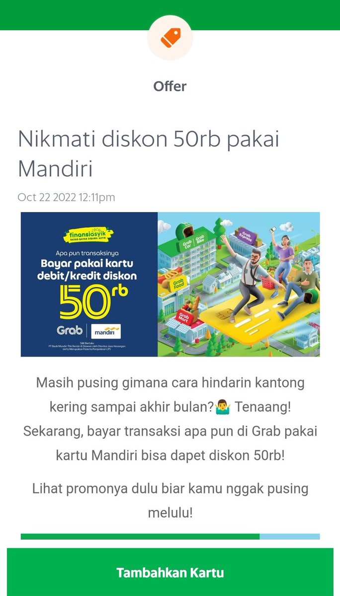 Cara mengunakan promo ini bgmana ka <a href="/bankmandiri/">bank mandiri</a> <a href="/mandiricare/">Mandiri Care</a> <a href="/GrabID/">Grab Indonesia</a>