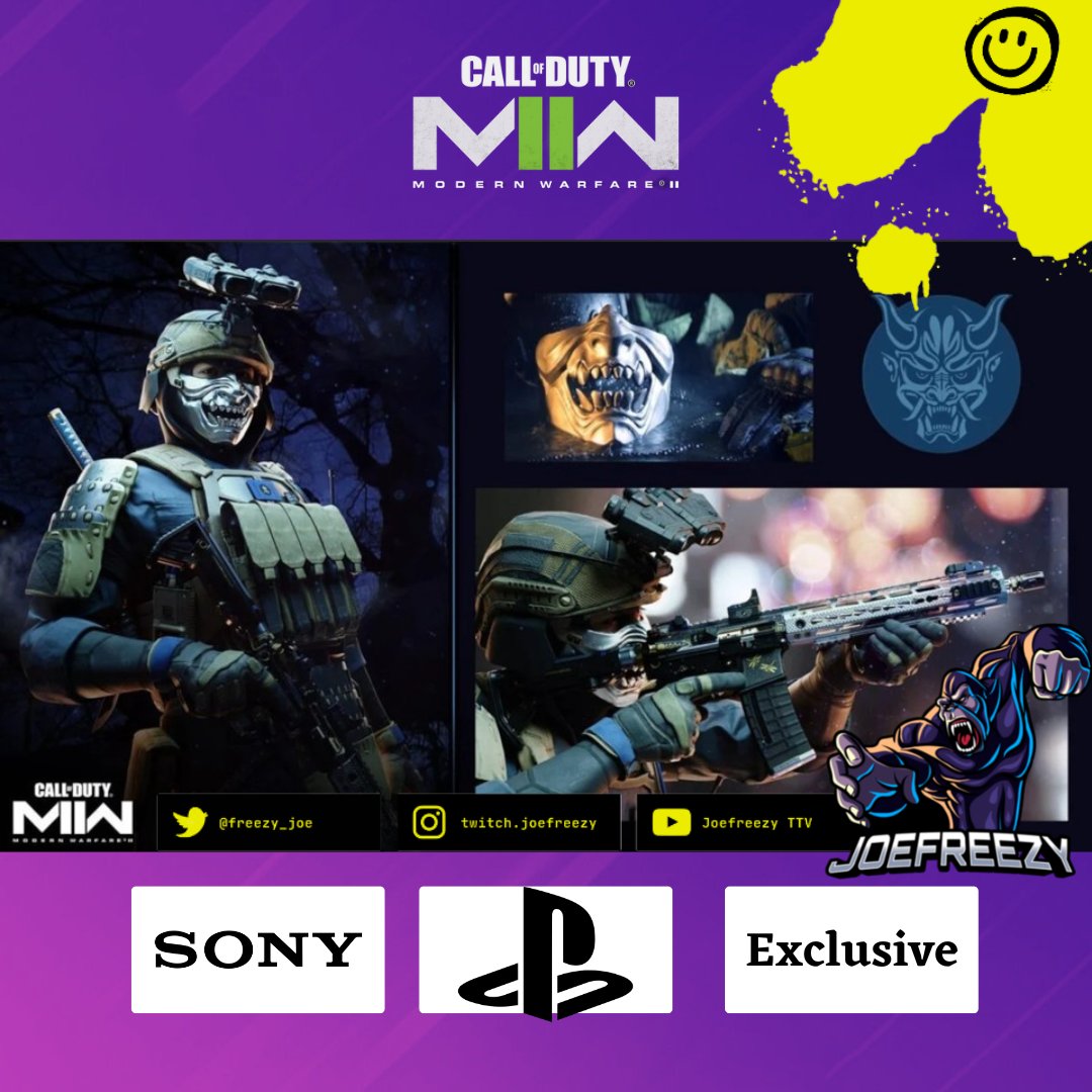 freezy_joe's tweet photo. This Oni Operator Pack is FIRE! ๐ฅThanks again!
#mw2 #codmw2 #mw2campaign #mw2gameplay #callofdutymw2 #mw22022 #mw2leaks #mw2walkthrough #mw2fullgame #mw2camo #mw2news #mw2allweapons #sonyexclusive https://t.co/tdy3IMGau9