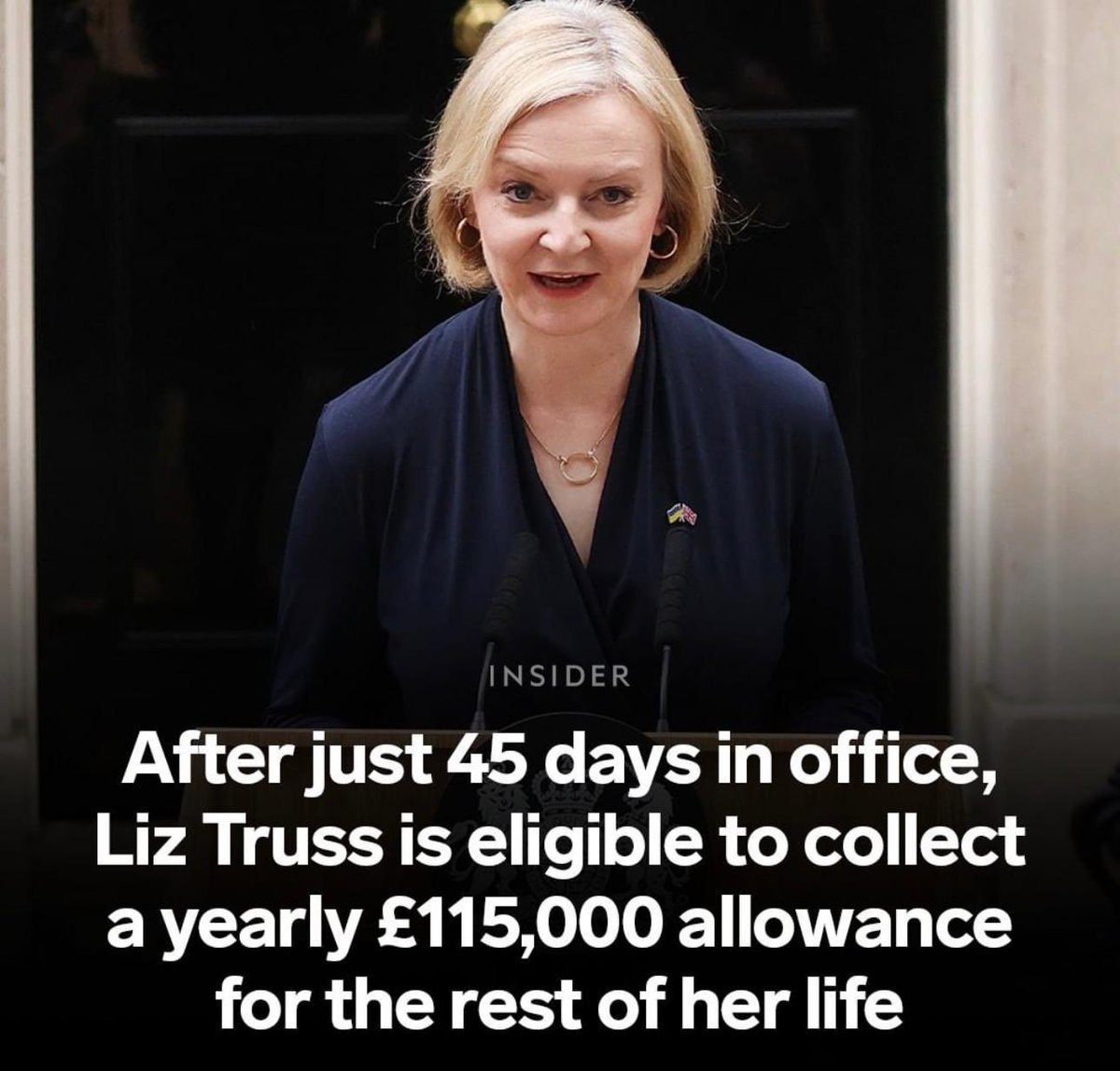 theJeremyVine's tweet image. I pointed this out a couple of weeks ago. These payments were set up in 1990 when MPs (on all sides) felt very sorry for Thatcher, ejected after 11½ years having been an MP since 1959 with no other earnings 31 years. This was NOT designed for a 2-month premiership.