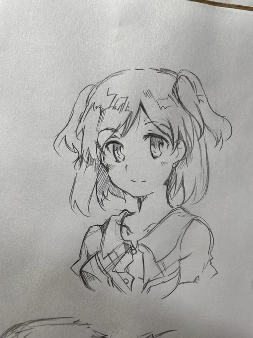 10分落書き 美咲ちゃん 8分くらい https://t.co/jfrm0l9oIH 
