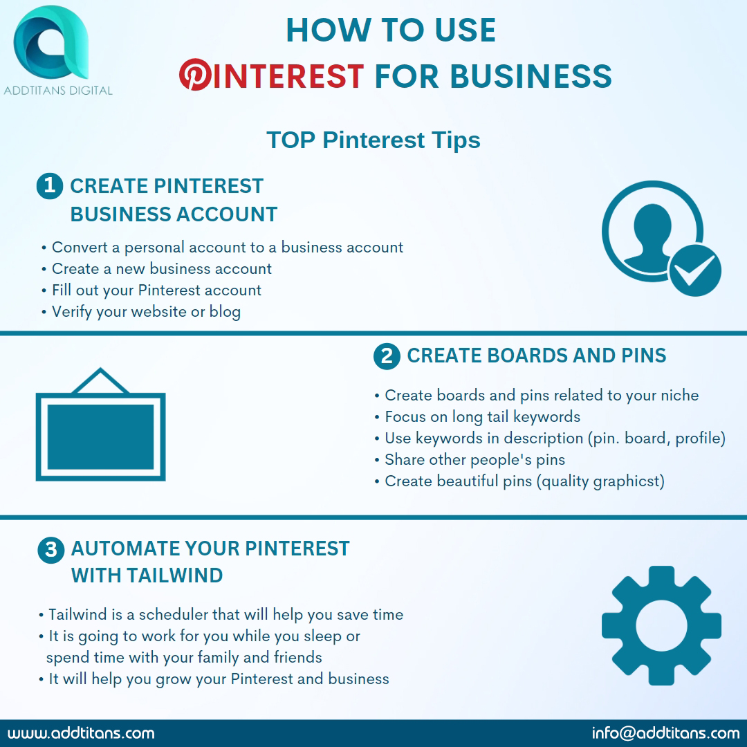 addtitans's tweet photo. Are you wondering how to use #Pinterest for business? You are at the right place! This Pinterest guide will help you #promote your #business in the best and most effective way. Check it out and learn how Pinterest can help you grow your business faster! https://t.co/u7gCpDqUQc