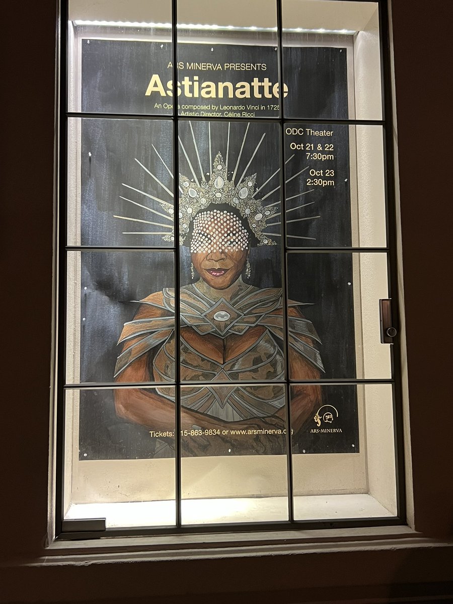 What a privilege to have heard the first public performance in nearly 300 years of Leonardo Vinci’s dramma per musica “Astianatte”, produced by San Francisco’s indefatigable revivified of neglected sei- and settecento opera, Céline Ricci aka @ArsMinerva