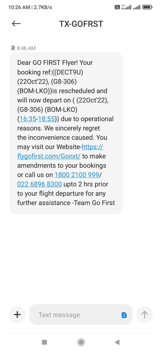sandyppnkanpur's tweet photo. @GoFirstairways The flight has been rescheduled third  time in three days without any reason 
#harassment 
@GoFirstairways @JM_Scindia 

The whole purpose has been defeated 
#pathetic 
#consumerprotection https://t.co/N542PAx7Rl