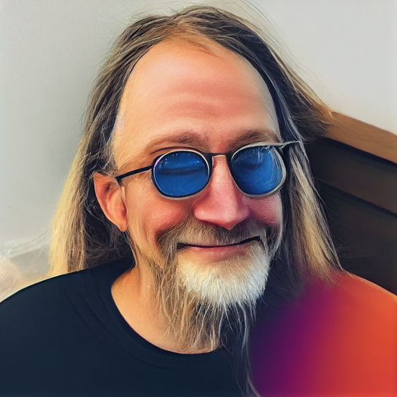 jzzumster's tweet photo. The orignal my friend had a hat on after some work with @midjourney_ai I captured him!!! https://t.co/6pIWWNq44F