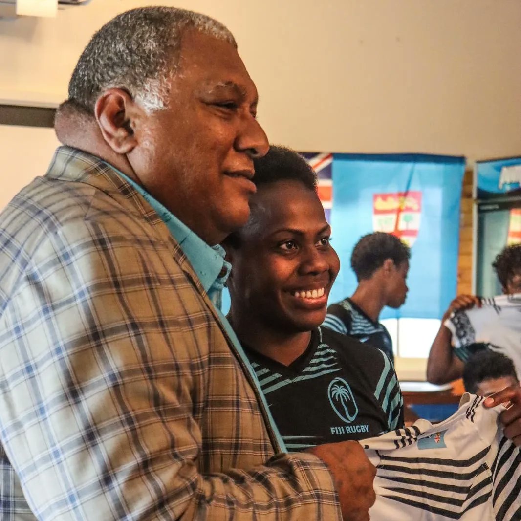 Jersey Presentation. Vinaka Vakalevu to His Excellency Ratu Wiliame Maivalili Katonivere for being the guest. #duavataveilomanirakavi #RWC2021