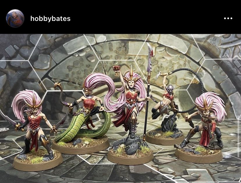 nick_bayton's tweet photo. @GraemeMLyon I’m on a bit of a mission to paint a set every 7 days with my #WarbandOfTheWeek challenge. Here is the work so far :) https://t.co/cEsVrc9udI