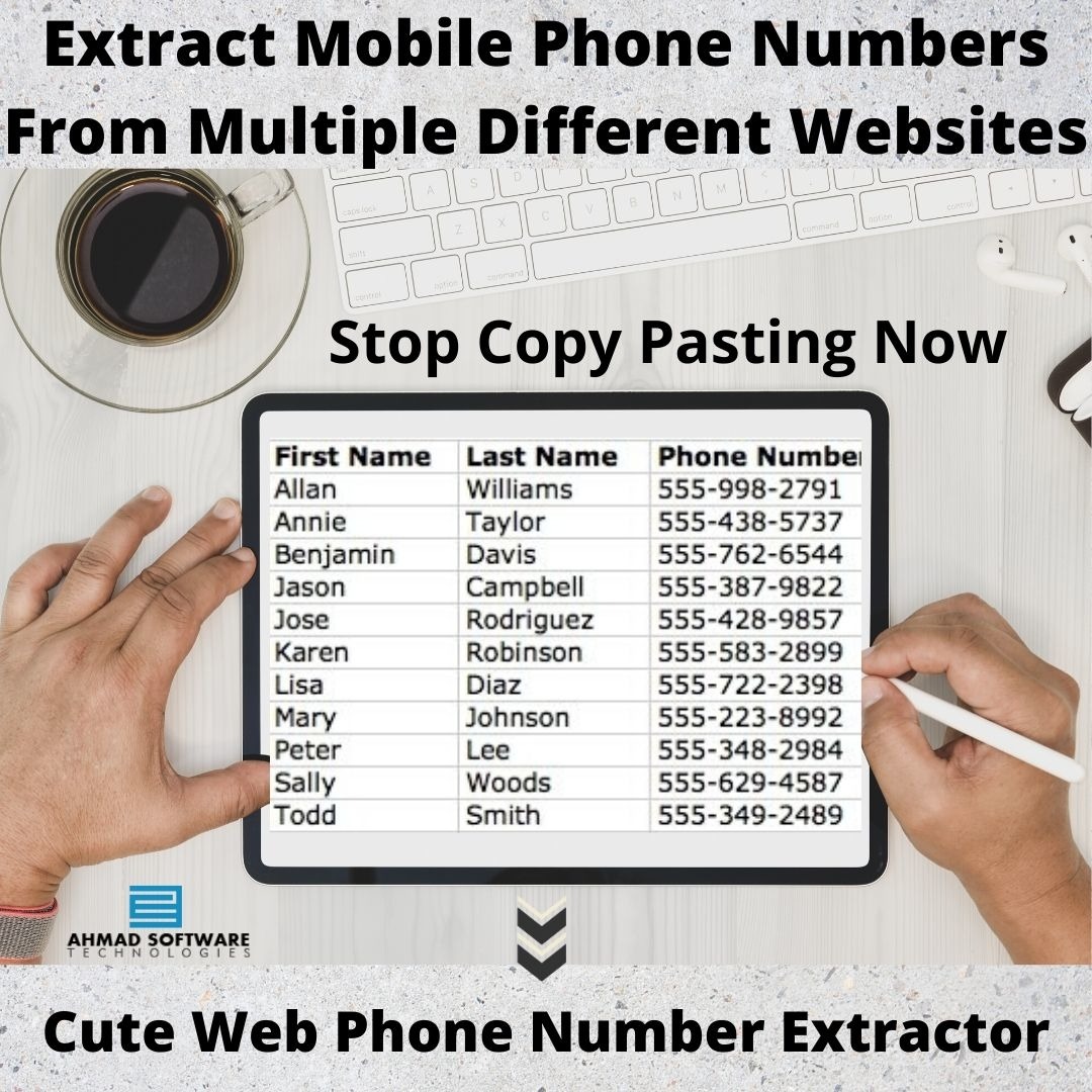 william45309741's tweet image. How Can I Extract Mobile Numbers From Multiple Websites?
ahmadsoftware.com/blogs/629/extr…
#phonenumberextractor #cutewebphonenumberextractor #howtoextractphonenumbersfromwebsites #extractphonenumbersfromexcelsheet  #howtoextractphonenumbersfromgoogle #howtoextractphonenumberfromexcel