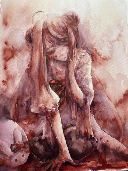 赤い糸#まといアート 