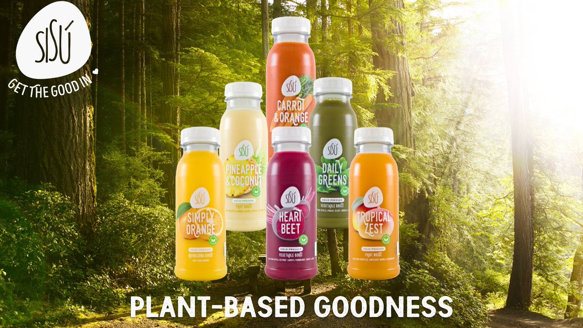Our Plant-Based Goodness Box comes with 12 delicious cold-pressed juices; all delivered chilled to your door. Including some our award-winning flavours, you'll find the perfect taste for every occasion.

Order today at sisu.ie and #GetTheGoodIn