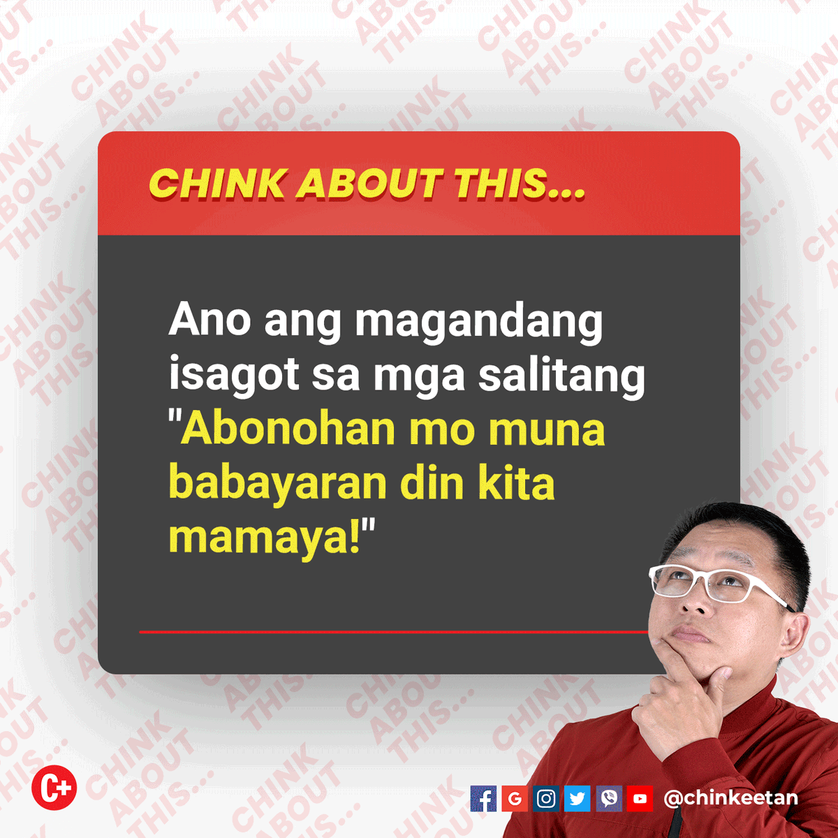 chinkeetan's tweet photo. Di nga? 😆😅😜
#libre #abono #bodol https://t.co/MHVDoRSLAd