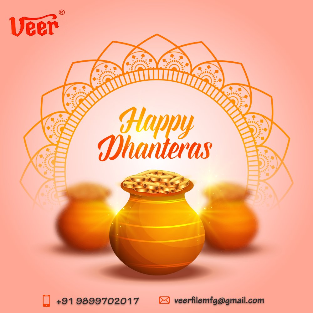 VeerFile's tweet photo. We wish you a very Happy Dhanteras. Hope this day brings in a lot of prosperity and good health.
#happydhanteras https://t.co/zHyItkXaPO