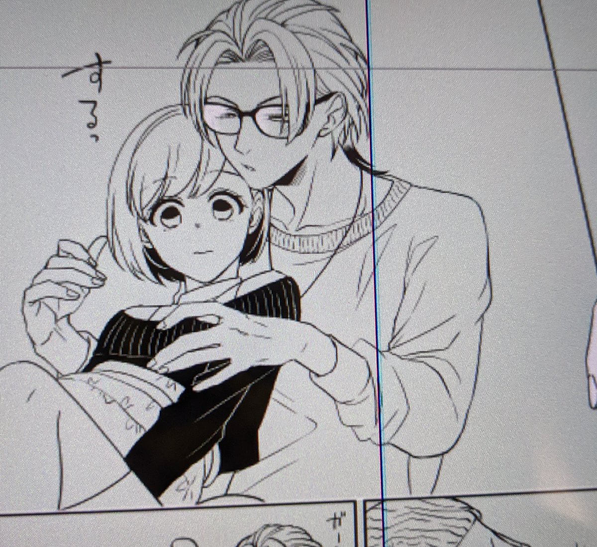 進捗( ≡˘ω˘≡ )
ペン入れ進まない…丁寧に描くんじゃない間に合わせろ… 