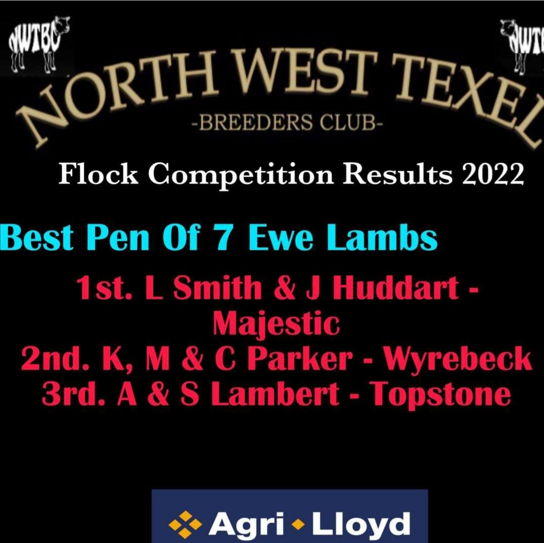MAJESTIC_TEXELS's tweet photo. We are both delighted to have won these awards last night at the North West Texel  breeders club presentation. Well done to Procters Texels  with their overall champion 👏 and many thanks to the judge Will Case . A special mention to Catherine Parker for her tireless hard work. https://t.co/ndVR2Qlp7m
