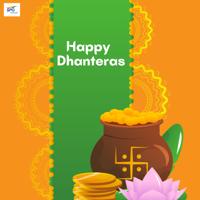 Happy Dhanteras
Dhanteras to all! May this Dhanteras give you riches and happiness as you strive for higher success.
 Visit  Us At - spgtechsoft.com
 #happydhanteras #shubhdhanters #dhanteras2022 #wealth #greatindianfestival #festival #websitedesign #webdevelopment