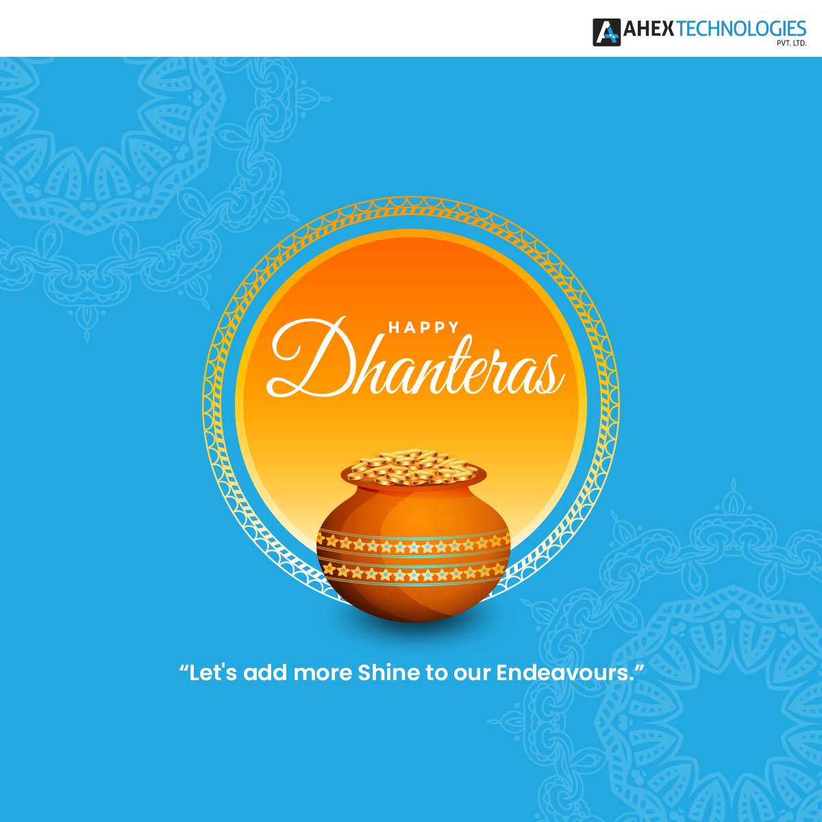 ahextechnology's tweet photo. Warm wishes on the occasion of Dhanteras.
#ahextechnology #ahex #dhanteras
#dhanteras2022 https://t.co/hgUYyyrAQB