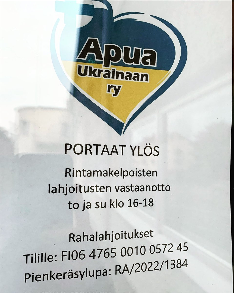 Auta Ukrainan, kotimaataan puolustavaa armeijaa taistelussaan maahan tunkeutujan karkoittamiseksi! 
Kaikkien apua tarvitaan! #SlavaUkraine #helpukraine #ApuaUkrainaanry #teemitävoit #valovoittaapimeyden