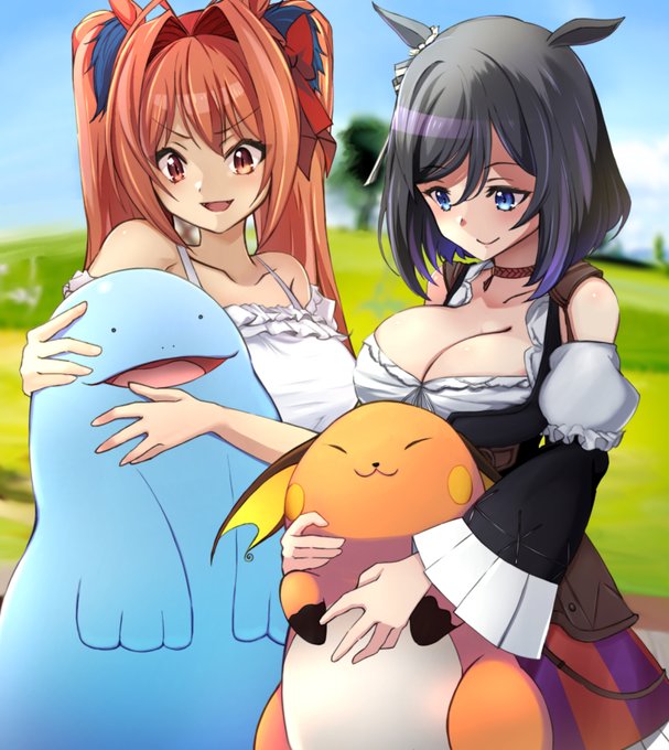 Skeb納品しました!ハガネールとフォクスライは「交換」出来る仕様となっております!
ご依頼ありがとうございました!
#エイシンフラッシュ #ダイワスカーレット #ヌオー #ライチュウ #フォクスライ #ハガネール #ウマ娘 #ポケモン 