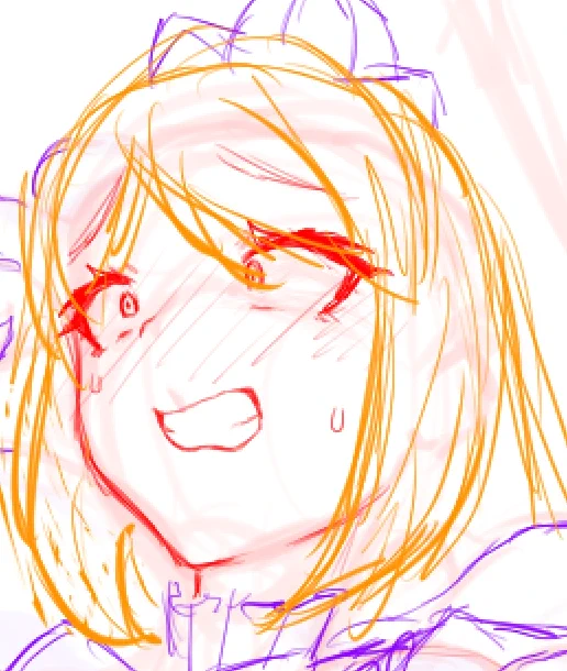 好きな顔が描けたかも 