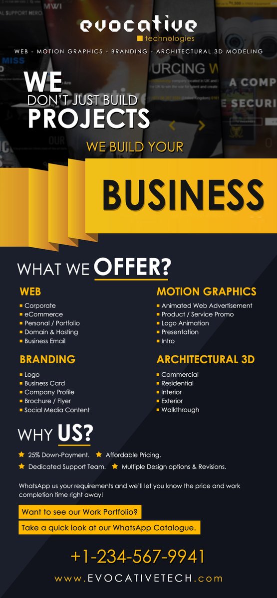 Evocativetech's tweet photo. #Business #startup ? It's hard to find the right company that can truly help you emerge in the #digital world instead of just costing you extra #time &amp; #money. Agree? #WhyEvocative https://t.co/5s3AXQA0iG
