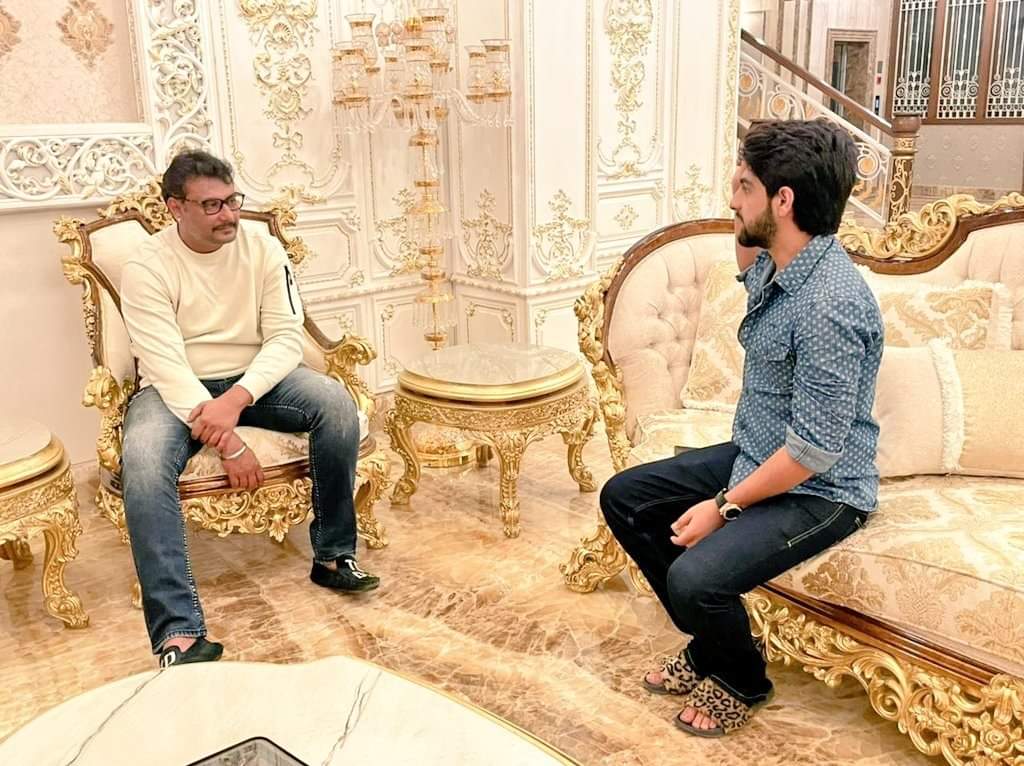 UrsZaidKhan's tweet photo. I'm very excited for today's 
pre release event  of #BanarasTheFilm

@dasadarshan
#DBossAtBanarasEvent #Hubballi #Banaras https://t.co/LrcCTd3NJK
