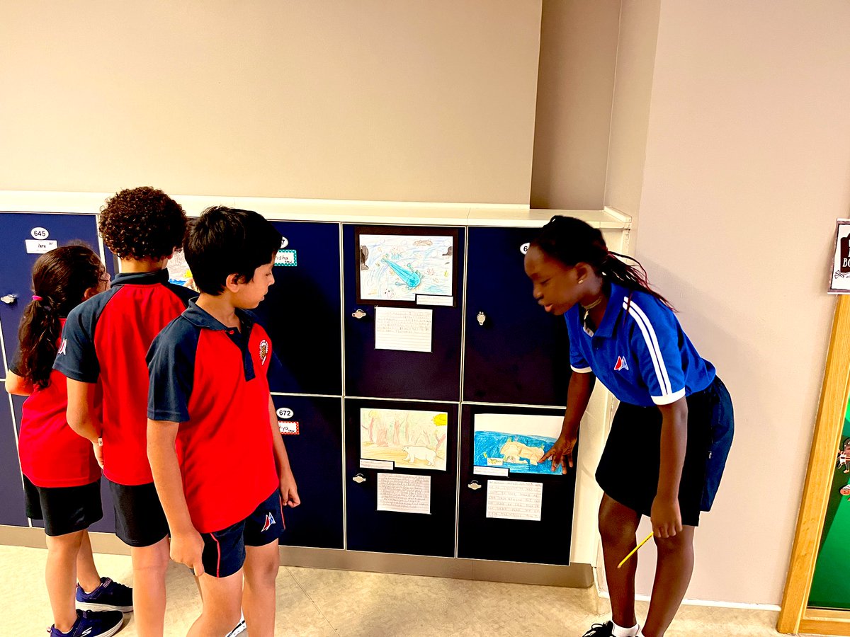 nohabish's tweet photo. Such an exciting time as our Gr.3 superstars #showcase their learning by creating their grade level #Adaptations Gallery! #inquiry #creativity #curiosity #collaboration #FluencyEd #LeopardPride https://t.co/5KbBWC9eJF