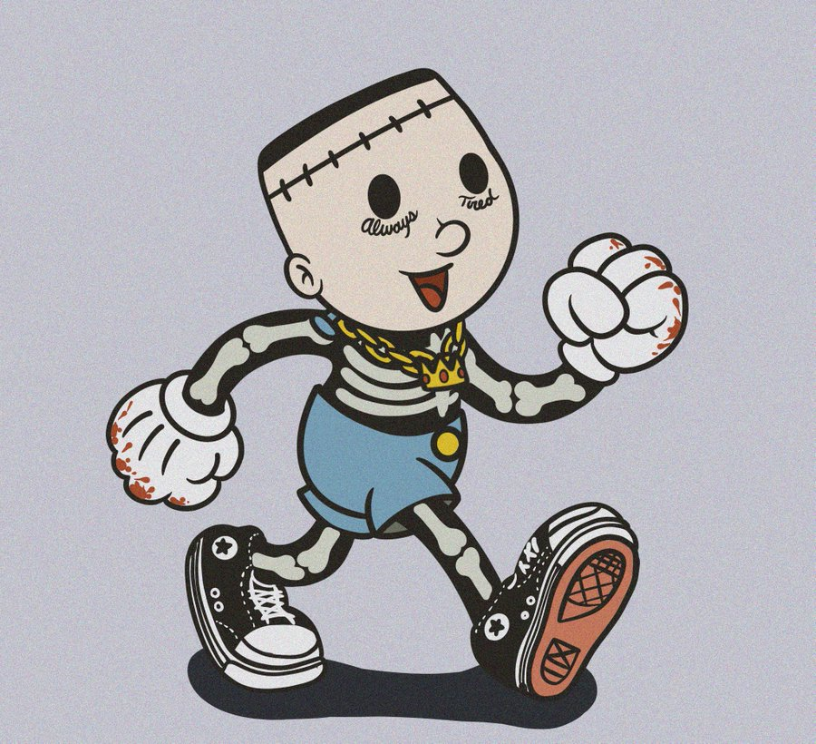 Cryptoon_Goon's tweet photo. There's only 11 Frankenstein Goonz 🧟

This one's Always Tired... 👺 https://t.co/FbmaNbq8i9
