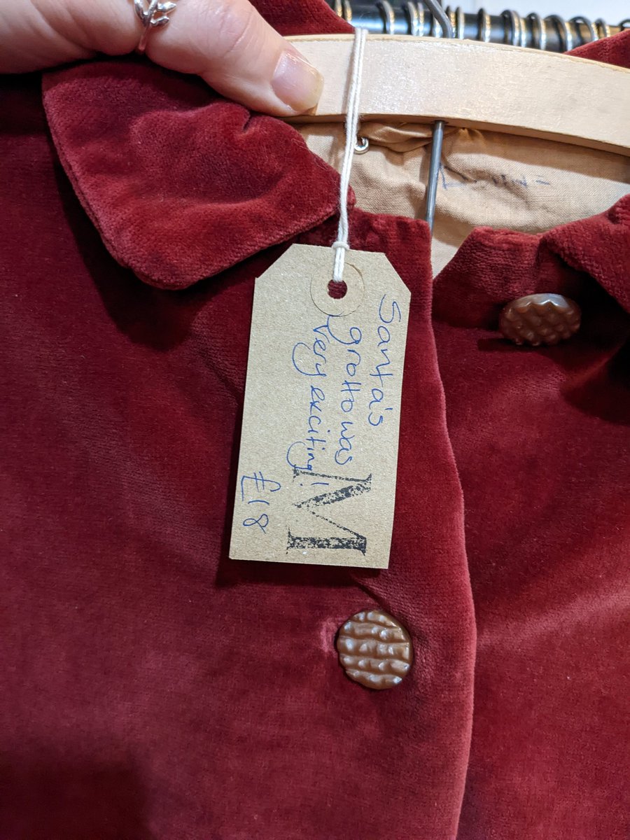 Visited a local vintage market earlier and one of the sellers had written tiny snippets of imagined stories on tags to accompany each item and it was so evocative and exactly the idea behind my next novel - the idea that clothes hold stories.