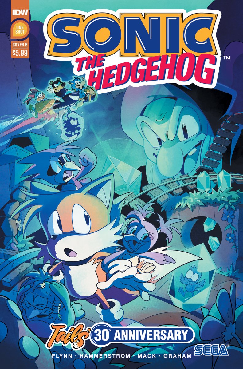Sonic The Hedgehog: Tails' 30th Anniversary Special, Cover B by @thomas_rsvd #IDWSonic #Sonic #SonicTheHedgehog