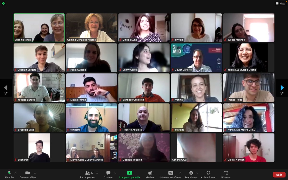 Ayer terminé las clases en la Diplomatura de Competencias interpersonales en la Universidad Nacional de San Luis. Una Universidad que apuesta por la Tecnología y el Neuroliderazgo. Gracias por vuestra acogida!#revoluciontecnologica #neuroliderazgo # neuroliderazgoexponencial