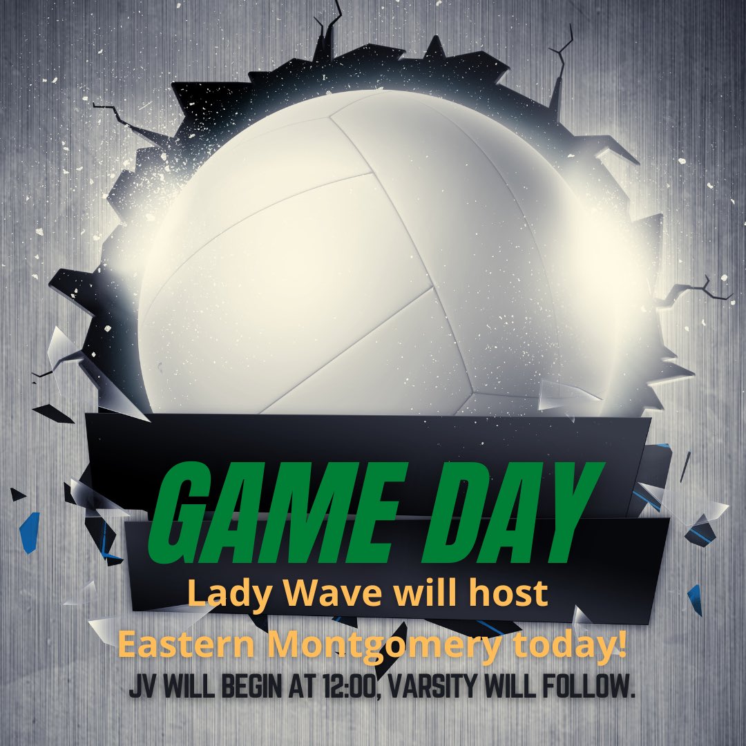 LadyWavesVball's tweet photo. Come out today at noon to cheer on your Lady Wave in our final regular season game! #GoBigGreen https://t.co/j63vhD1Zvy