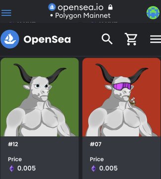 NftBlingbits's tweet photo. Buy now Bull Mex Power on @opensea since 0.005 #WETH 🔥
https://t.co/XoVeSeg8wn

#NFT #NFTs #NFTdrop #NFTbuy #NFTjapan #NFTCommumity #NFTshilling #NFTGiveaways #nftarti̇st #nftcollectors #NFTcollectible #NFTmarket #NFTMinting #nftAirdrops #nftgallery #nftworld #nftpromoter #ETH https://t.co/u4dQPXIXcW