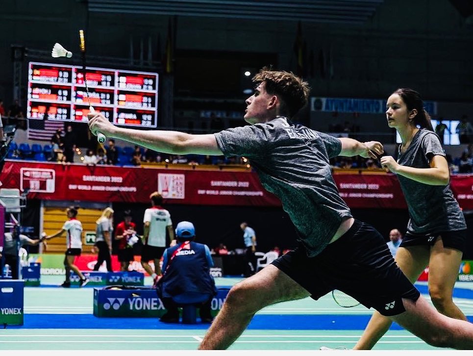 Proud of what we have achieved as a team , finished 7th at the World Champs . Highest European country !!!! @santander2022_ <a href="/BadmintonEnglnd/">Badminton England</a> <a href="/BucksSportsAid/">Bucks SportsAid</a> <a href="/TeamSportsAid/">SportsAid</a>